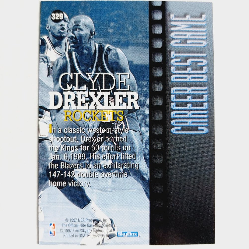 Houston Rockets (Clyde Drexler) - BKBL [11_CD3] - Picture 3 of 3